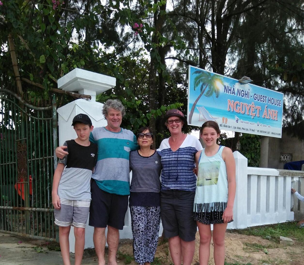 Nguyet Anh Guesthouse Lang Co Exteriér fotografie